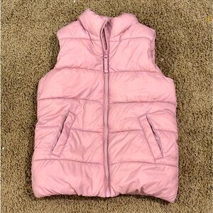 Girls Old Navy Pink Puffy Vest | L (10-12)